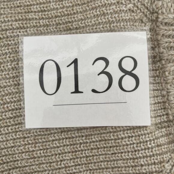 Modern Citizen Womens Size Small Light Beige Crew Sweater Long Sleeve Slit Sides - Picture 9 of 9